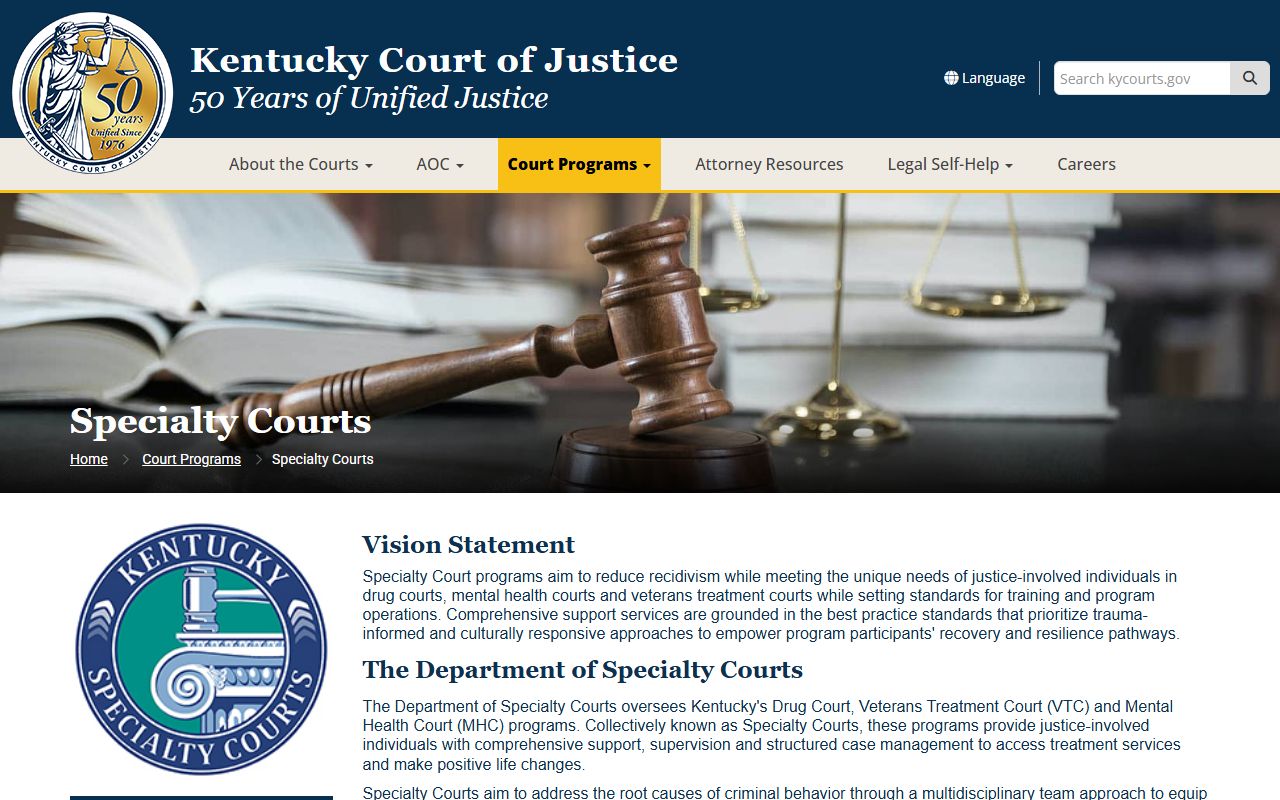 Knott County Circuit Court Clerk records and Kentucky Specialty Courts information