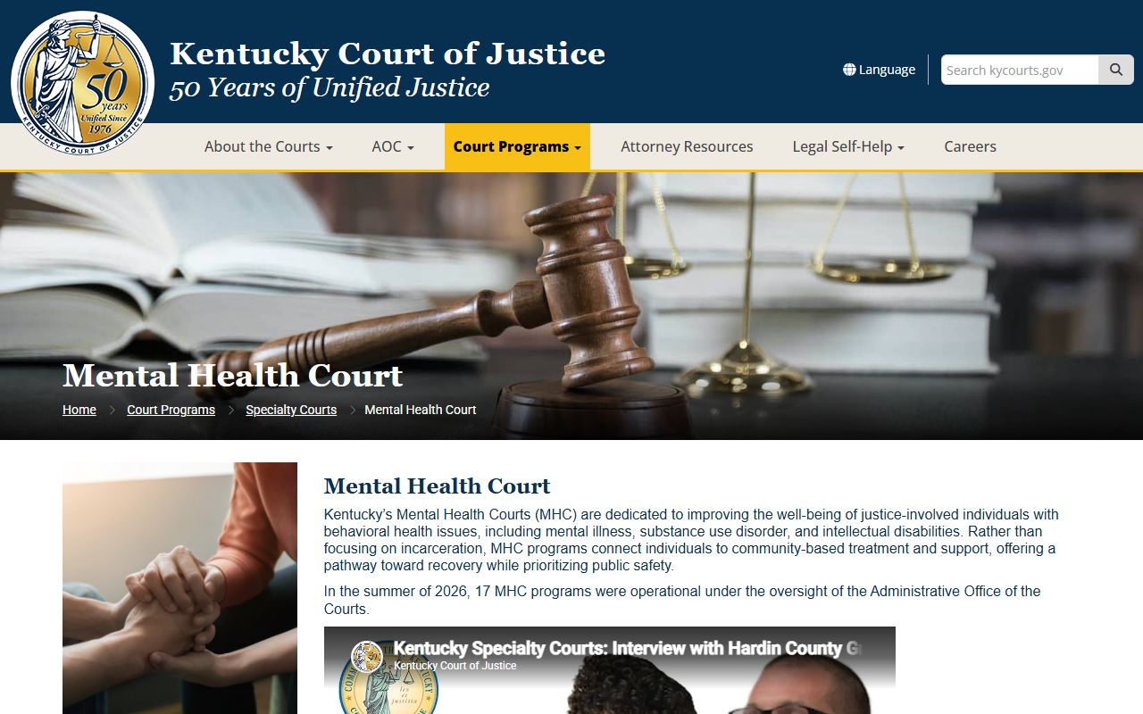 Knott County Circuit Court Clerk records and Kentucky Mental Health Court information