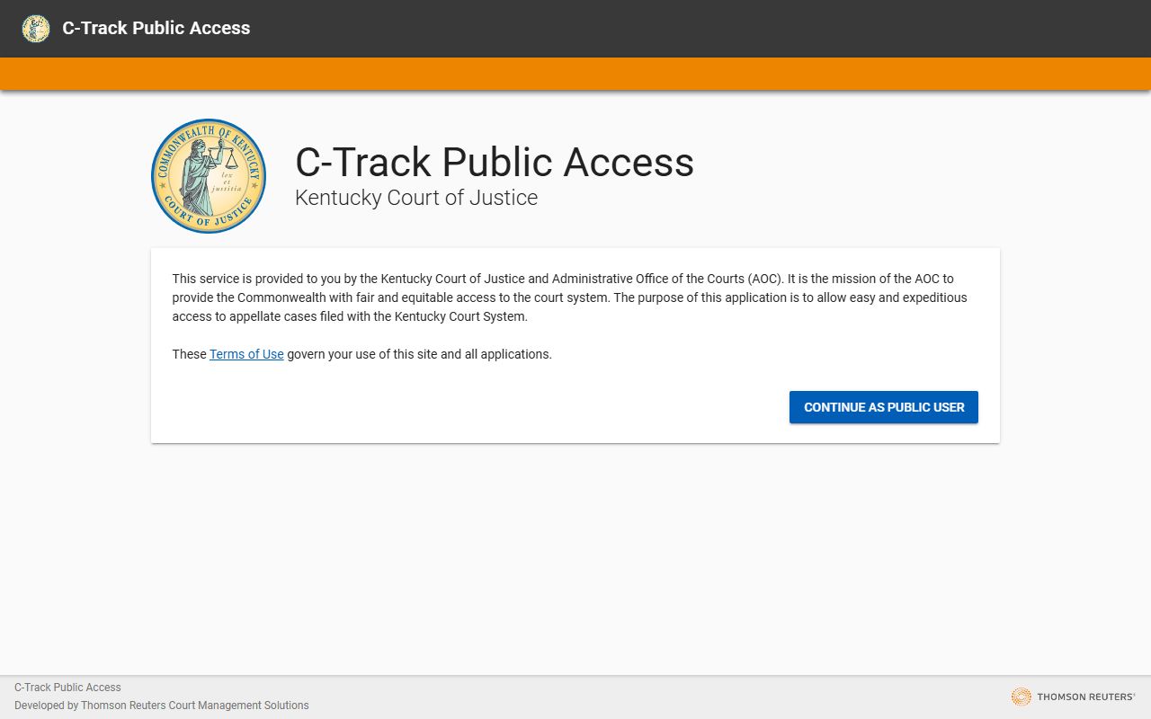 Knott County court dockets Kentucky appellate public access